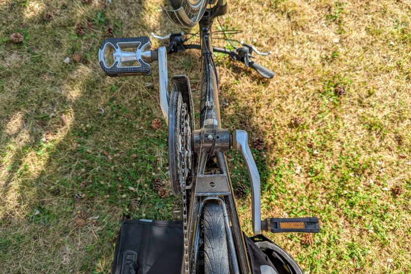 Photo d'un pédalier de vélo
