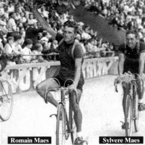 Romain Maes à vélo